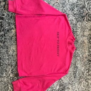 Bright pink Zara sweater rarely worn